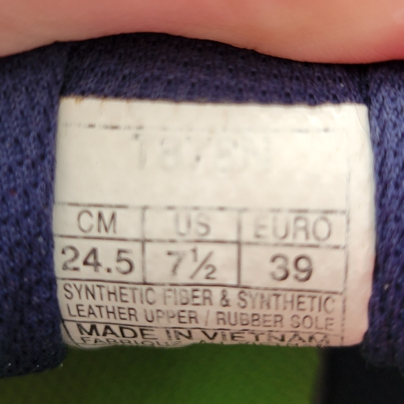 Asics Alpine XT Navy Aqua Running Shoes Size 7.5 - Picture 5 of 5